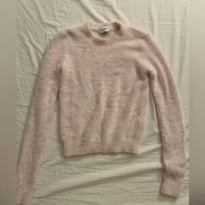 Sunday Best Pink Fuzzy Sweater